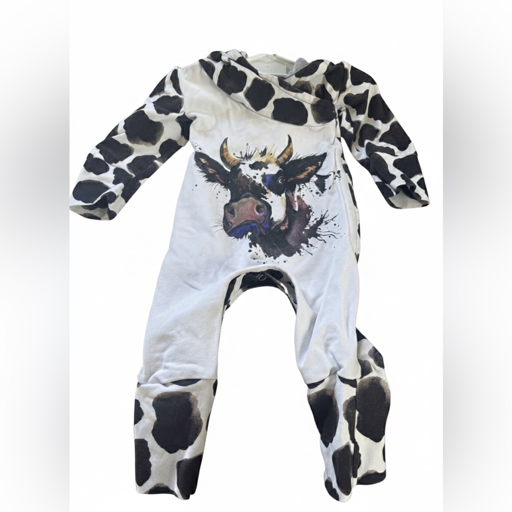 Cow Print Grow With Me One Piece